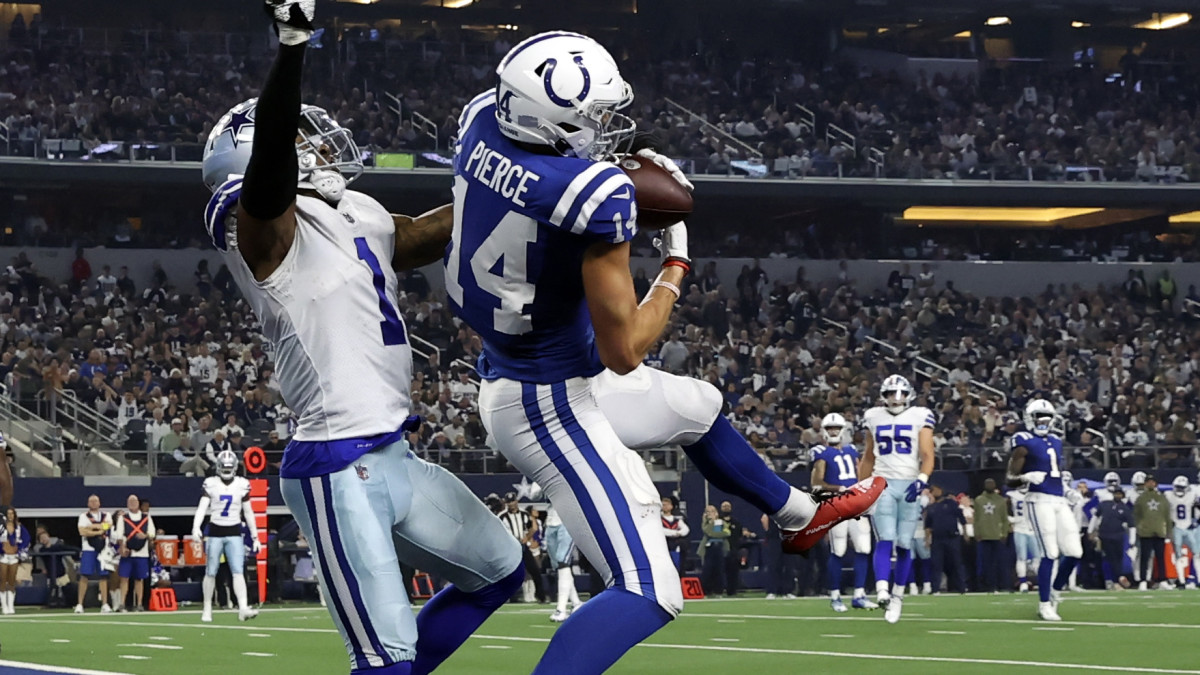 Alec Pierce TD vs Dallas Cowboys Kevin Jairaj-USA TODAY Sports